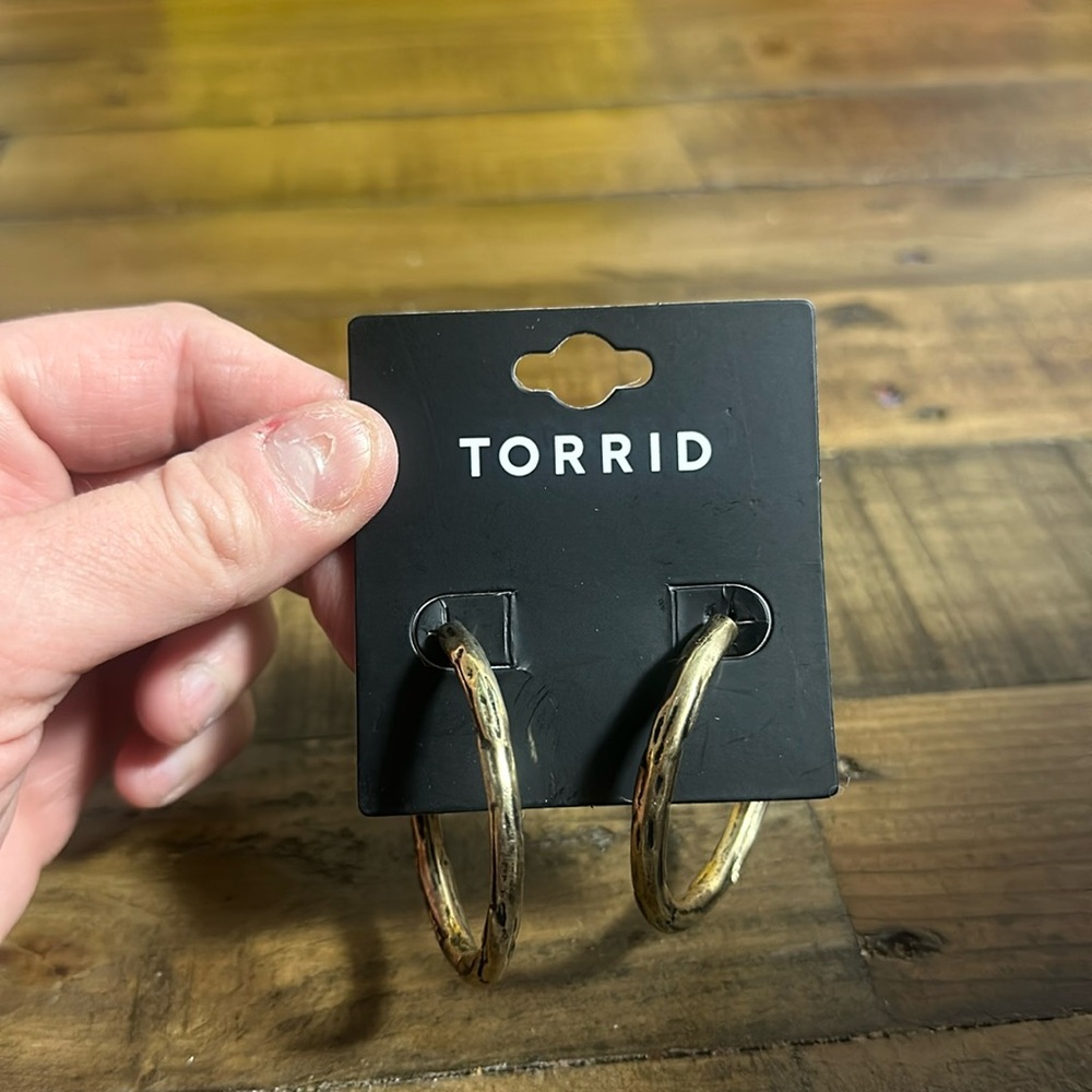 Torrid Gold Statement Earrings